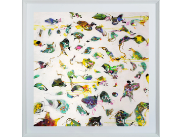 GREEN RAINBOW - Paper Painting by NOVOCUADRO ART COMPANY - view 2